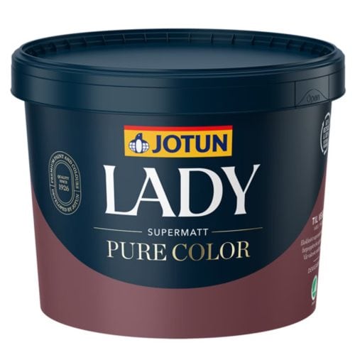 Produktbilde av Lady pure color supermatt 2,7 liter maling fra Jotun.